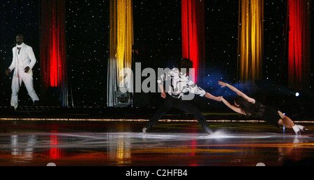 Guarnizione con kyoko Ina e John Zimmerman Musselman la salsa di mele presenta la musica di guarnizione di tenuta su ghiaccio al Verizon Center di Washington Foto Stock