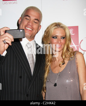 Tito Ortiz e Jenna Jameson UFC Fighter Tito Ortiz ospita anteprima ufficiale partito del NBC Reality Show 'celebrità Foto Stock