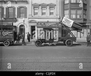 Ranier, Unità Worm camion di consegna, Barney Oldfield pneumatici Foto Stock