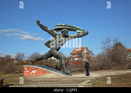 Repubblica dei Consigli monumento Memento Park Budapest Ungheria Europa Foto Stock