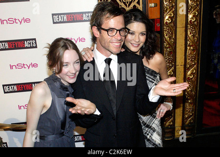 Saoirse Ronan, Catherine Zeta-Jones, Guy Pearce Premiere di 'Death sfidando gli atti" presso il Teatro di Stato di Sydney - Australia Foto Stock