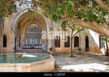 Azem palazzo residenziale Ottomano Hama Siria Syrian Foto Stock