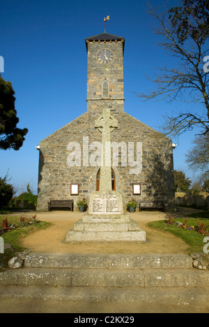 Chiesa di San Pietro di Sark isola di Isole del Canale della Manica Foto Stock