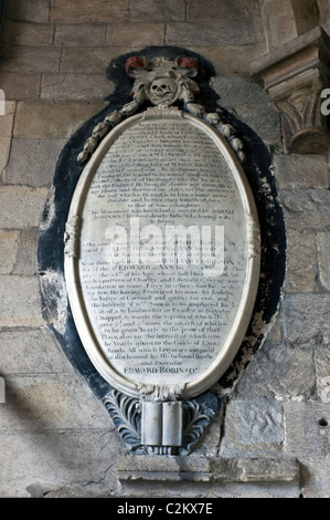 Cartmel Priory Chiesa, Cumbria, Regno Unito Foto Stock