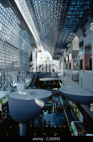 Stazione di Kyoto, Kyoto, Tokyo, dettagli Foto Stock