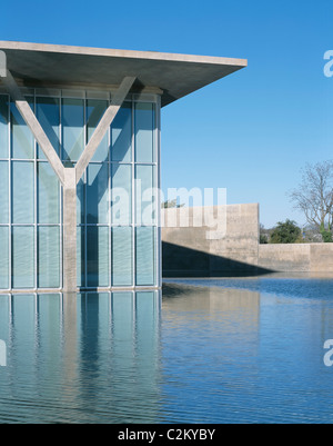 Il Museo di Arte Moderna di Fort Worth, Texas (2002) esterno Foto Stock