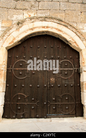 Porta della Casa Cid, Zamora, Zamora, Spagna Foto Stock