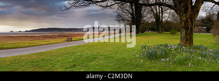 Borbotta qualcosa da ovest Croce, Swansea, Galles Foto Stock