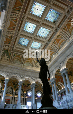 La biblioteca del congresso interno WASHINGTON DC USA 12 Ottobre 2010 Foto Stock