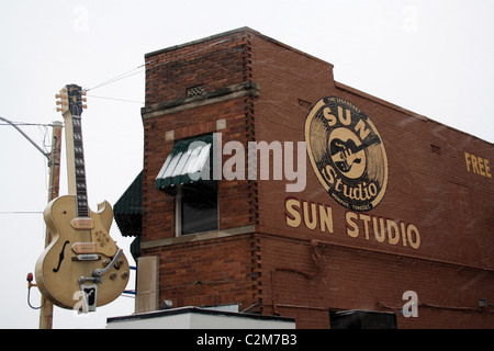 SUN STUDIO di Memphis, Stati Uniti d'America 19 Gennaio 2011 Foto Stock