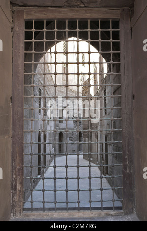 Sultan Moschea Hassan, il Cairo Foto Stock