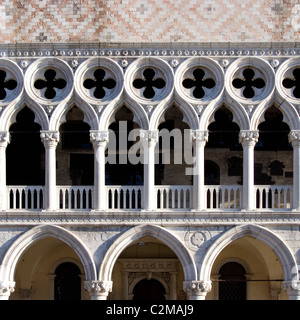 Palazzo Ducale), Venezia - dettagli architettonici Foto Stock