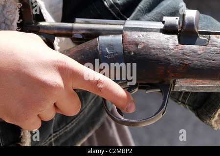 1930 Lee Enfield rifle Foto Stock