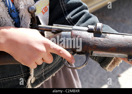 1930 Lee Enfield rifle Foto Stock