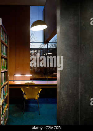 Santa Caterina's College di Oxford University (St. Catz) - La libreria. Foto Stock