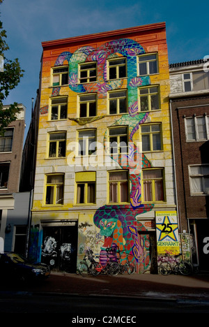 Street Art, Amsterdam. Foto Stock