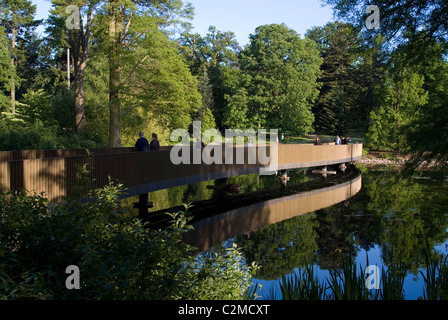 Sackler Crossing, Kew Gardens, Londra Foto Stock