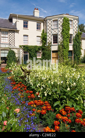 Down House Luxted Road, Downe, , Kent BR6 7JT. Casa di Charles Darwin. Vista esterna della parte posteriore della casa. Foto Stock