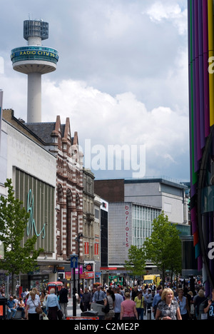 Liverpool One Shopping area, Liverpool, Merseyside England Foto Stock