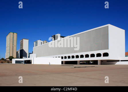 Biblioteca nazionale, Brasilia. Foto Stock