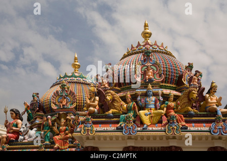 Singapore Sri Mariamman temple Foto Stock