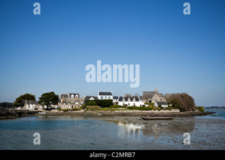 Saint Cado isola, Morbihan, in Bretagna, in Francia, in Europa Foto Stock