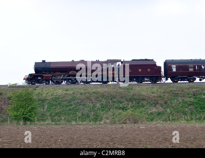 LMS locomotiva a vapore n. 6201 "La Principessa Elisabetta' Foto Stock