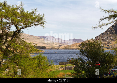 Llyn Ogwen in Galles Snowdonia Foto Stock