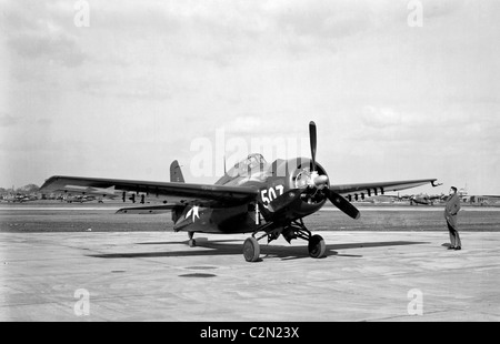 General Motors FM-2 (Wildcat Grumman F4F) aeromobile Foto Stock