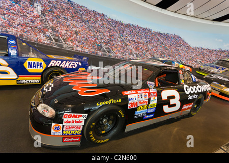 Interno della Nascar Hall of Fame a Charlotte nella Carolina del Nord Foto Stock