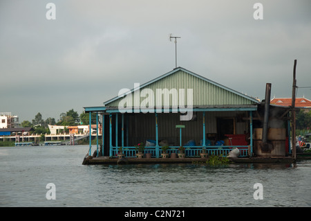 Villaggio di Pescatori, Chau Doc, Vietnam Foto Stock