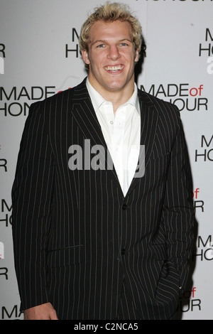 James Haskell Screening di 'Made d' onore al Soho Hotel Londra Inghilterra - 21.04.08 Foto Stock