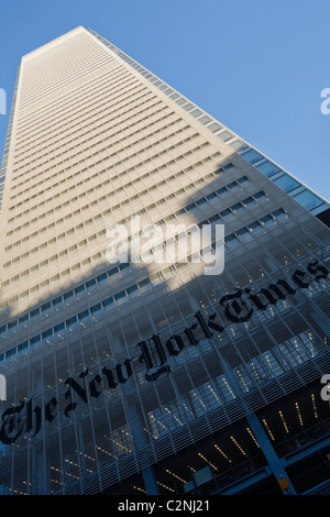 Il New York Times building di Renzo Piano. Completato il 2007. Foto Stock