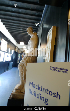 Il Charles Rennie Mackintosh progettato Glasgow School of Art, a Glasgow in Scozia. Foto Stock