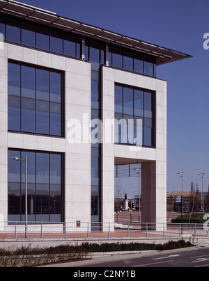 Callaghan Square, Cardiff Galles. Elevazione ovest dettaglio. Foto Stock