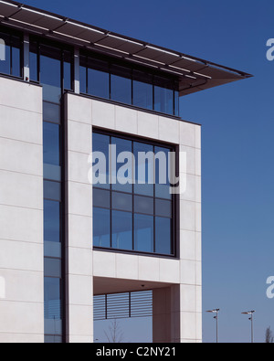 Callaghan Square, Cardiff Galles. Elevazione ovest dettaglio. Foto Stock