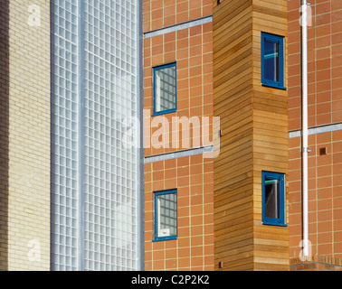 Unione Wharf alloggiamento. Dettaglio. Foto Stock