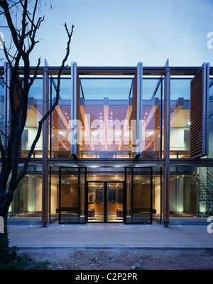 Senior sala comune, St John's College di Oxford. Elevazione laterale. Foto Stock