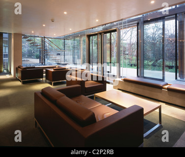 Senior sala comune, St John's College di Oxford. Coffee lounge. Foto Stock