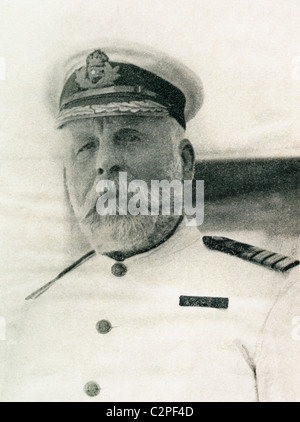 Capitano Edward John Smith, 1850-1912. Capitano di RMS Titanic che è andato giù con la nave. Foto Stock