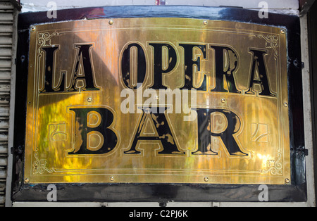 La Opera Bar e Ristorante Città Del Messico Foto Stock