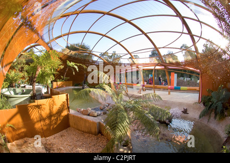 Platypusary, Il Santuario di Healesville, Melbourne, Australia. Foto Stock