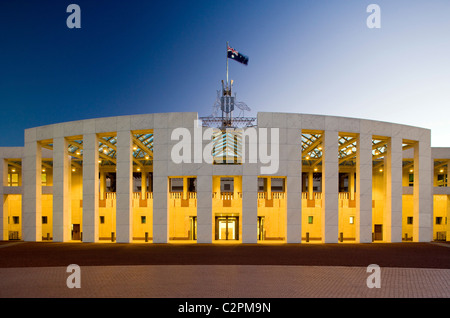 La Casa del Parlamento dell'Australia, Canberra, ACT, Australia. Foto Stock