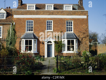 Villaggio georgiano house, Writtle, Essex. Foto Stock