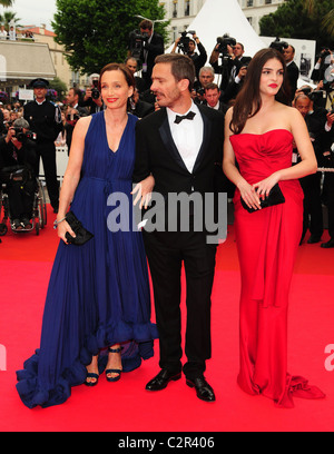 Kristin Scott Thomas, Bojana Panic e Jerome Salle 'Le Silence De Lorna' Premiere il 2008 Cannes Film Festival - Giorno 6 Foto Stock