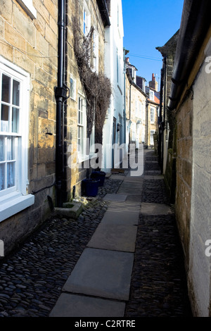 Chapel Street Robin cappe Bay Whitby North Yorkshire, Inghilterra Foto Stock