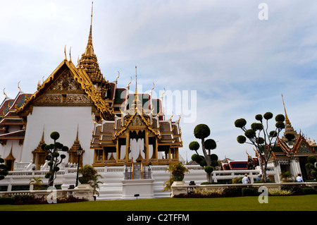 Chakri Maha Prasat, il Grand Palace, Bangkok, Thailandia Foto Stock