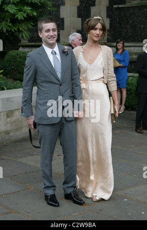 Rosie Huntington-Whiteley, Tyrone Legno Le nozze di legno di Lia e Jack MacDonald a Southwark Cathedral Londra Inghilterra - Foto Stock