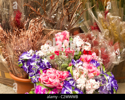 Flower District, W 28th Street, New York Foto Stock