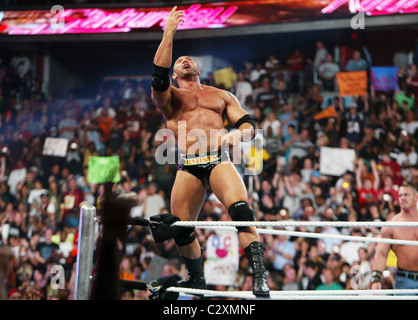 Batista WWE Raw al Verizon Center di Washington DC, Stati Uniti d'America - 28.07.08 Foto Stock